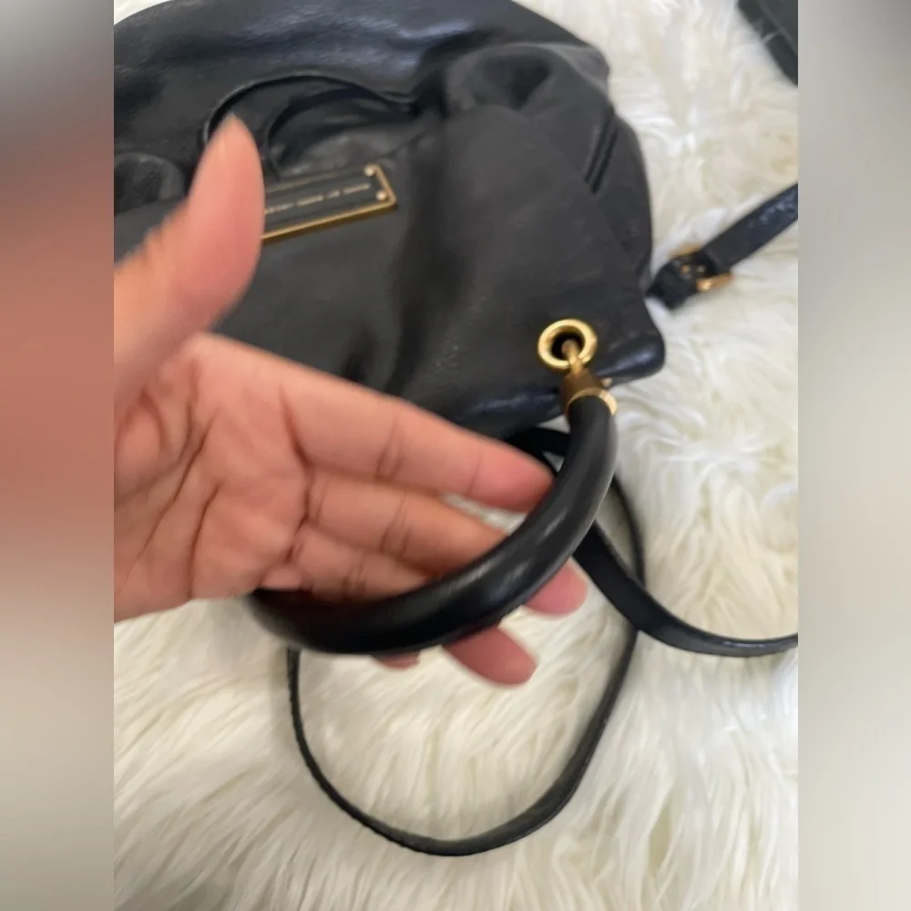Marc By Marc Jacobs leather backpag and wallet balck